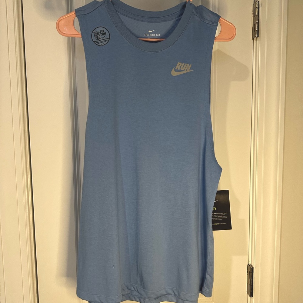 Nike Light Blue Run Sleeveless Women's Tank
